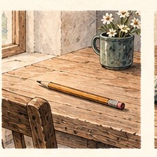 Illustration for “A Clear Desk Corner”