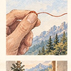 Illustration for “The Thread Held Lightly”