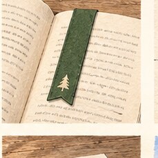 Illustration for “The Green Bookmark”