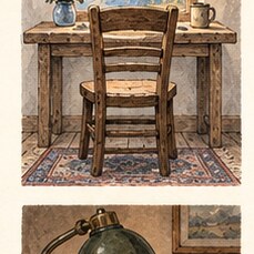 Illustration for “The Chair Facing Forward”