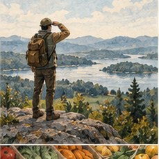 Illustration for “A Hand on the Compass”