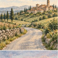 Illustration for “The Small Detour”