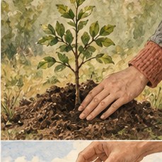 Illustration for “A Place to Turn Back”