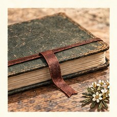 Illustration for “The Page Closed Gently”