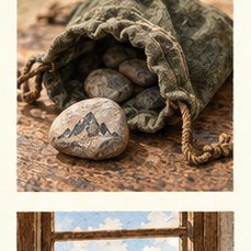 Illustration for “A Thought Retrieved”