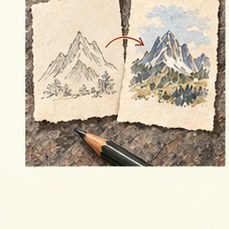 Illustration for “The Repeated Sketch”