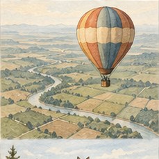 Illustration for “The View From The Path”