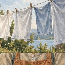 Illustration for “The Unfinished Hem”