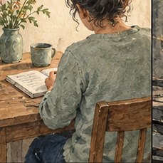 Illustration for “The Repaired Page”