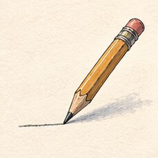 Illustration for “The First Pencil Mark”