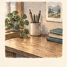 Illustration for “One Clear Corner”