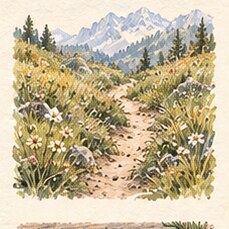 Illustration for “The First Footpath”