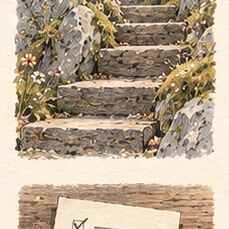 Illustration for “A Clear Place to Land”